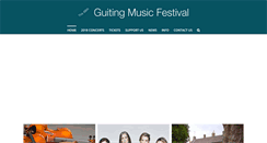 Desktop Screenshot of guitingfestival.org