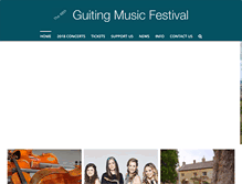 Tablet Screenshot of guitingfestival.org